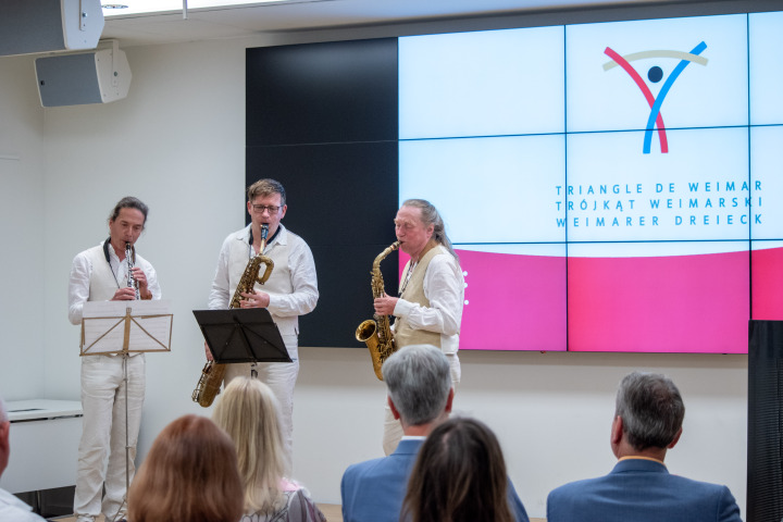 Musikalischer Einklang mit dem Saxophon-Trio „Les Connaisseurs aus Berlin“