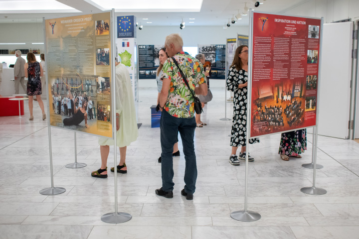 Impression der Ausstellungeröffnung