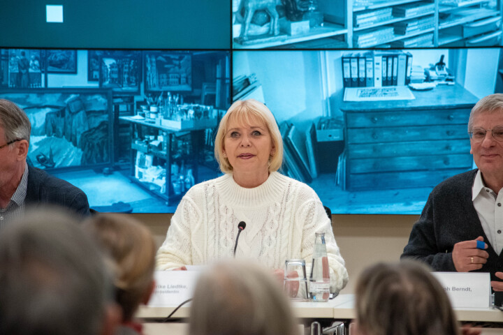 Begrüßung der Landtagspräsidentin Prof. Dr. Ulrike Liedtke zur Podiumsdiskussion