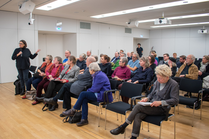 Austausch mit dem Publikum