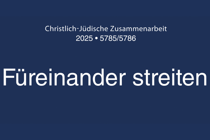 Titelfoto Jahr der Christlich-Jüdischen Zusammenarbeit 2025