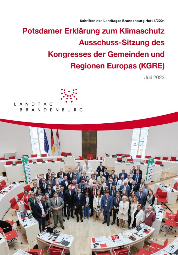 Heft 1/2024 - Potsdamer Erklärung zum Klimaschutz Ausschuss-Sitzung des Kongresses der Gemeinden und Regionen Europas (KGRE)