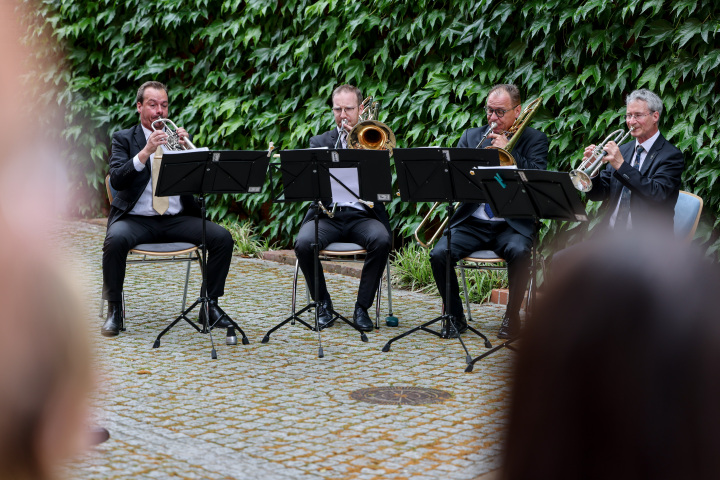 Musikalische Eröffnung der Gedenkveranstaltung durch Musiker der Brandenburger Symphoniker