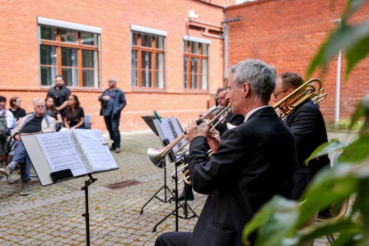 Musikalischer Ausklang der Gedenkveranstaltung mit den Musikern der Brandenburger Symphoniker