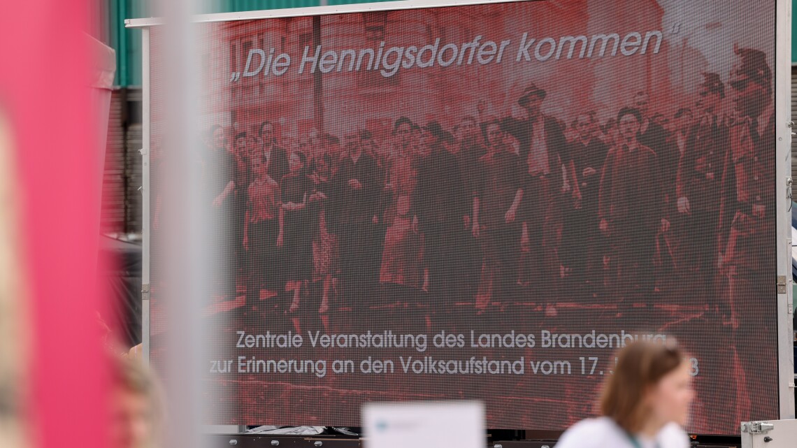 Impression der Zentralen Gedenkveranstaltung anlässlich des 70. Jahrestages des Volksaufstandes am 17. Juni