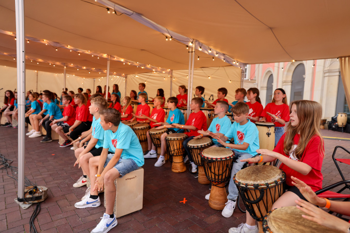 Percussion Klasse: Musik für Brandenburg