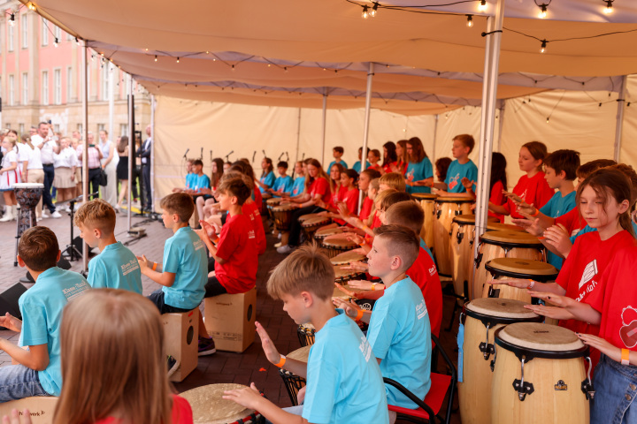 Percussion Klasse: Musik für Brandenburg