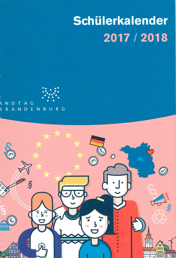 Cover des Schülerkalenders 2017/2018